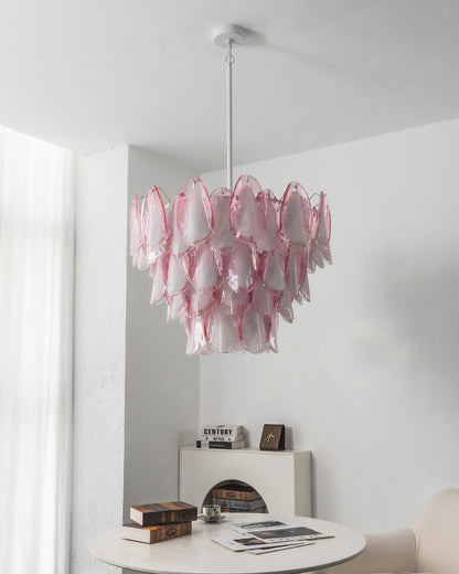 Elara Blush Petal Chandelier