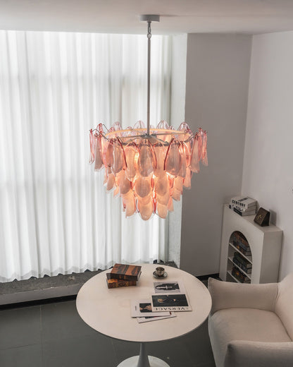 Elara Blush Petal Chandelier