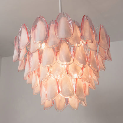 Elara Blush Petal Chandelier