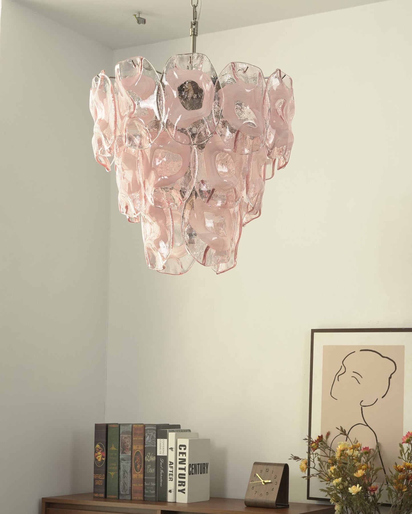 Fiorella Blush Petal Chandelier