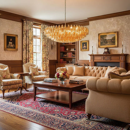 Amber Murano Chandelier