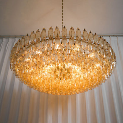 Amber Murano Chandelier