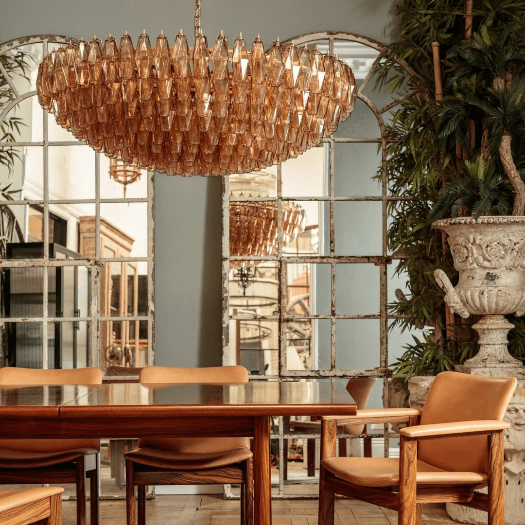 Amber Murano Chandelier
