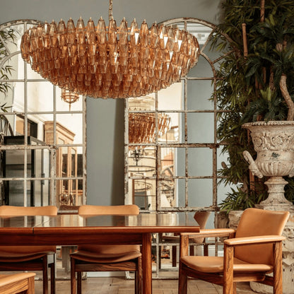 Amber Murano Chandelier