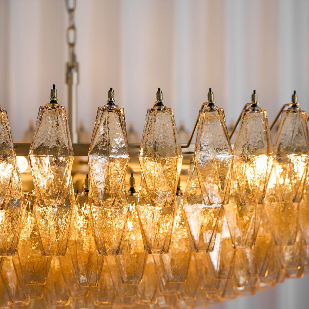 Amber Murano Chandelier