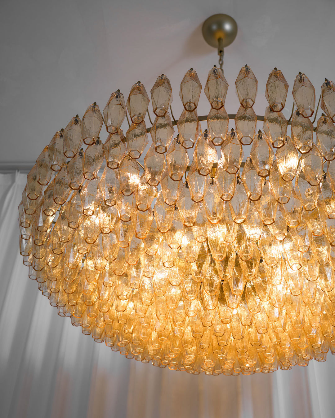 Amber Murano Chandelier