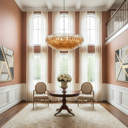 Amber Murano Chandelier
