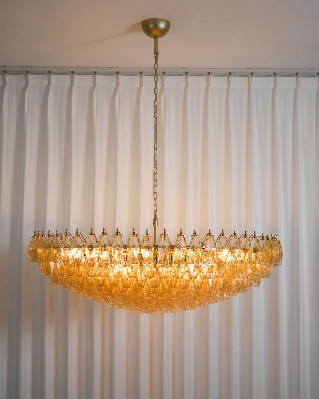 Amber Murano Chandelier