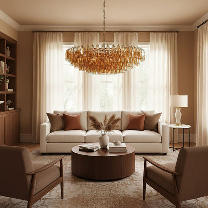 Amber Murano Chandelier