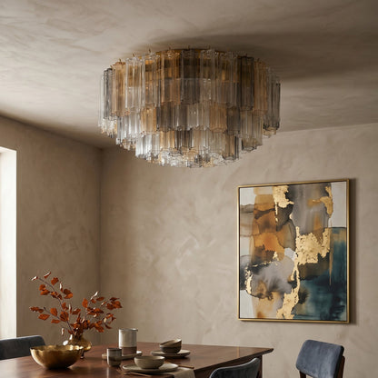 Celia Fluted Glass Ceiling Light