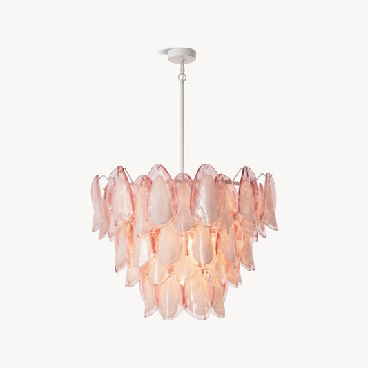 Elara Blush Petal Chandelier