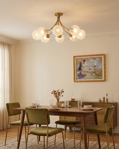 Elliot Textured Glass Flush Mount