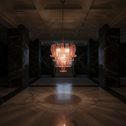 Rosavelle™ Blush Murano Glass Chandelier