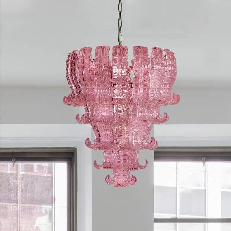 Rosavelle™ Blush Murano Glass Chandelier