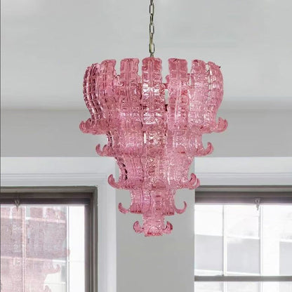 Rosavelle™ Blush Murano Glass Chandelier