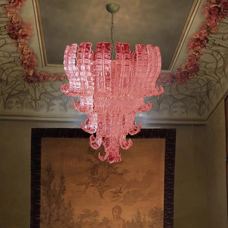 Rosavelle™ Blush Murano Glass Chandelier
