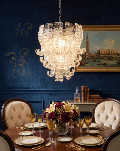 Rosavelle™ Blush Murano Glass Chandelier