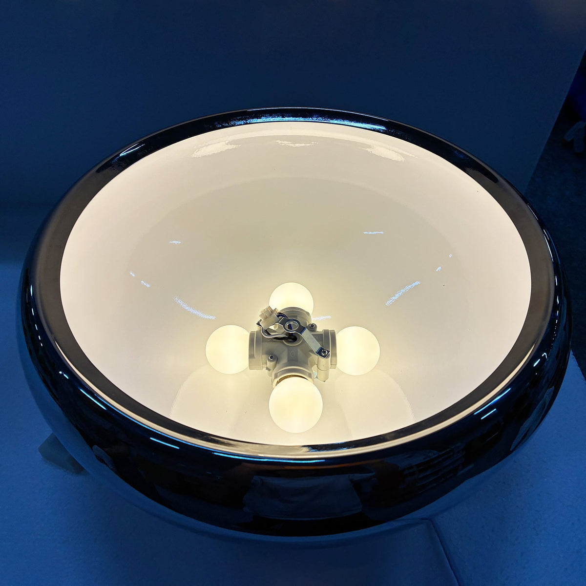 HARK Mirror-Chrome Flush Mount Ceiling Light