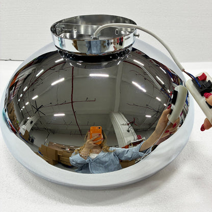 HARK Mirror-Chrome Flush Mount Ceiling Light