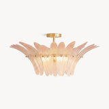FLEUR Petal Glass Flush Mount Ceiling Light