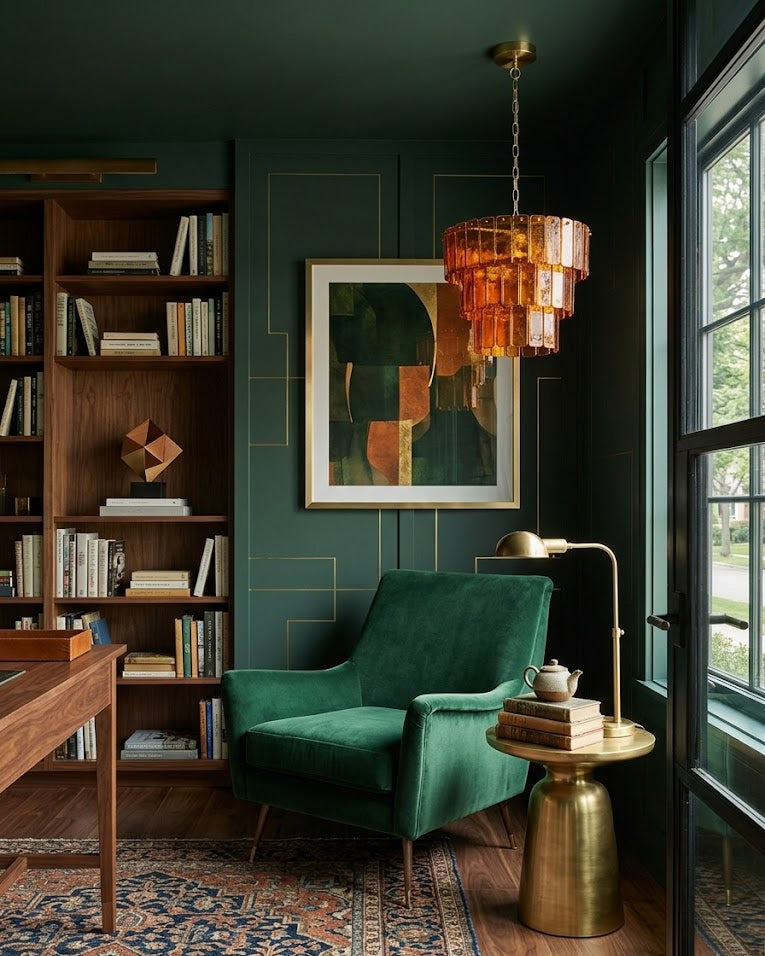 Valen Amber Chandelier