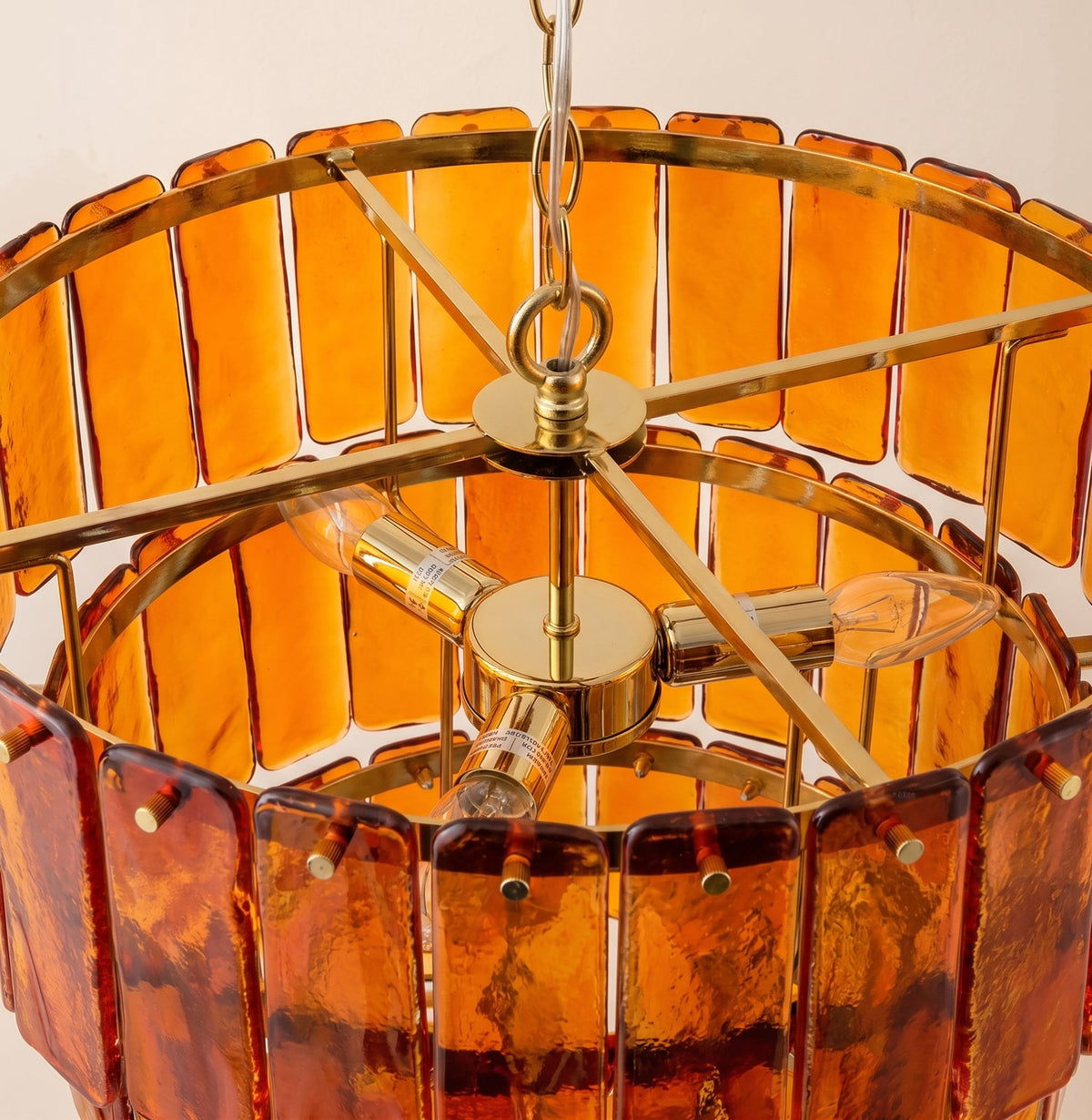 Valen Amber Chandelier