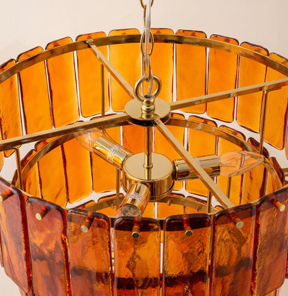 Valen Amber Chandelier
