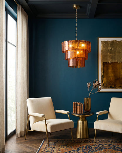Valen Amber Chandelier