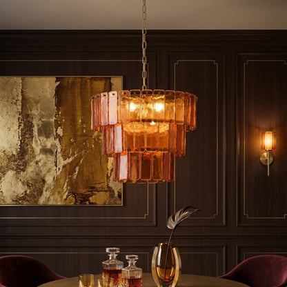 Valen Amber Chandelier