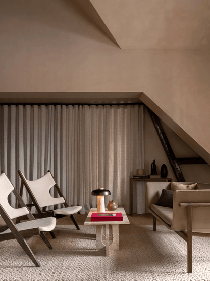 Travertine Halo Table Lamp