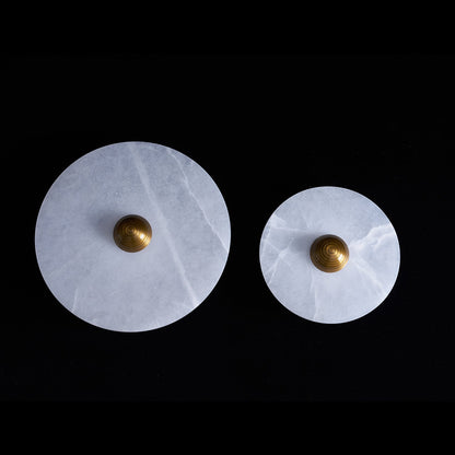 Median Alabaster  Sconce