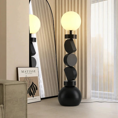 Obsidian Aura  Floor Lamp