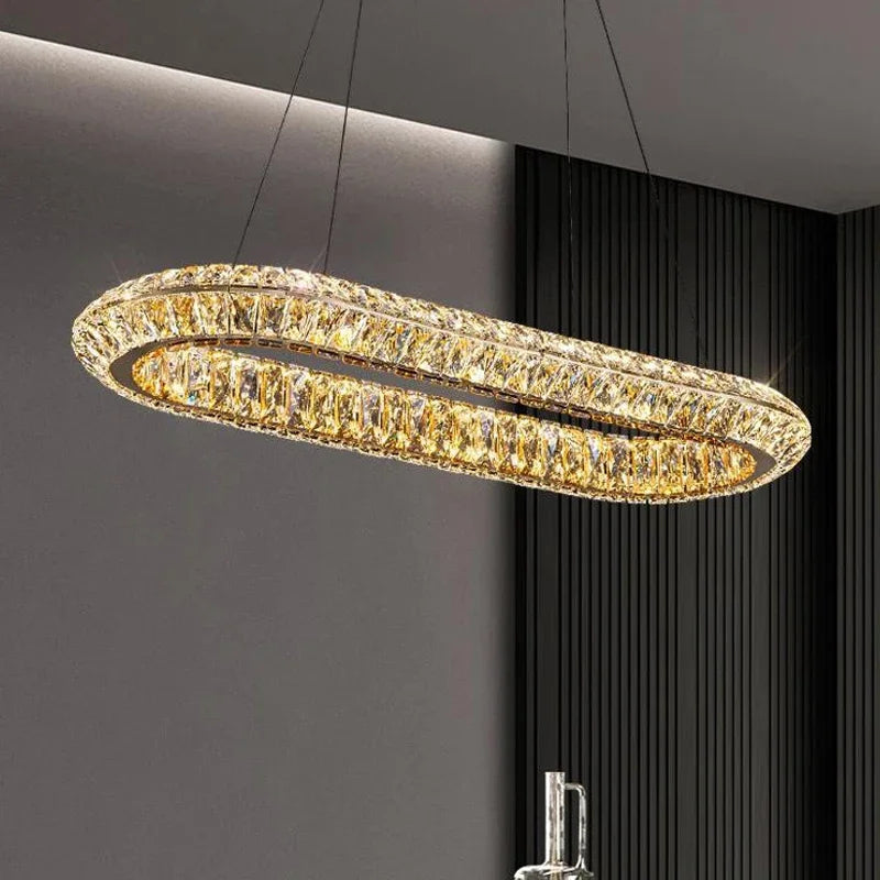 Aurora Luxe Crystal Pendant Chandelier
