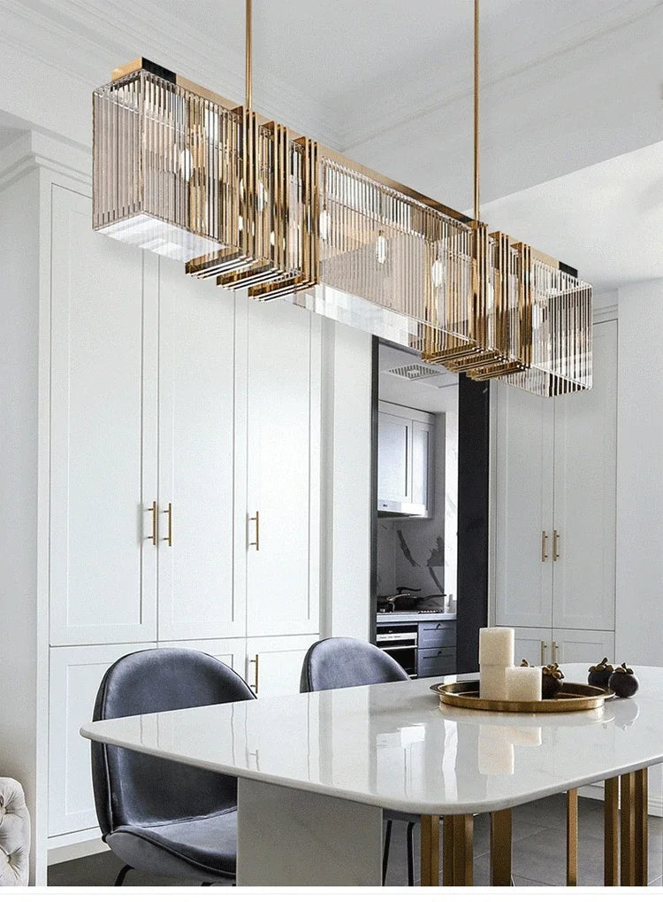 Crystal Horizon Pendant  Chandelier