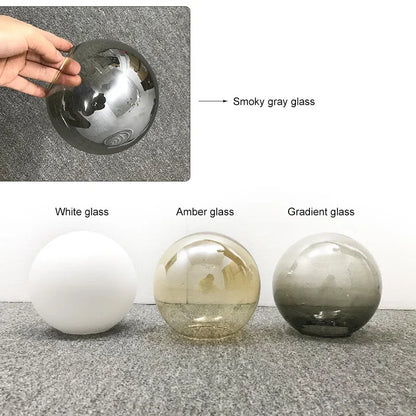 PERLAGE Glass Globe Cluster Chandelier