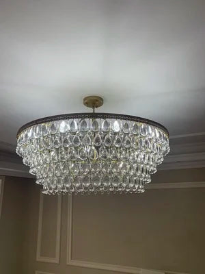 Retro Vintage Crystal Chandelier