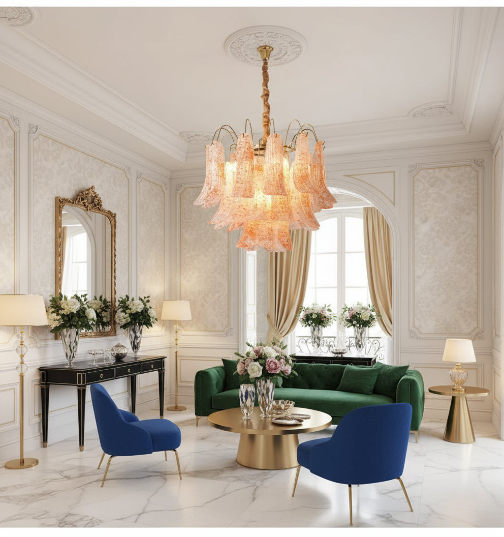 Venini Luxora Glass Chandeliers