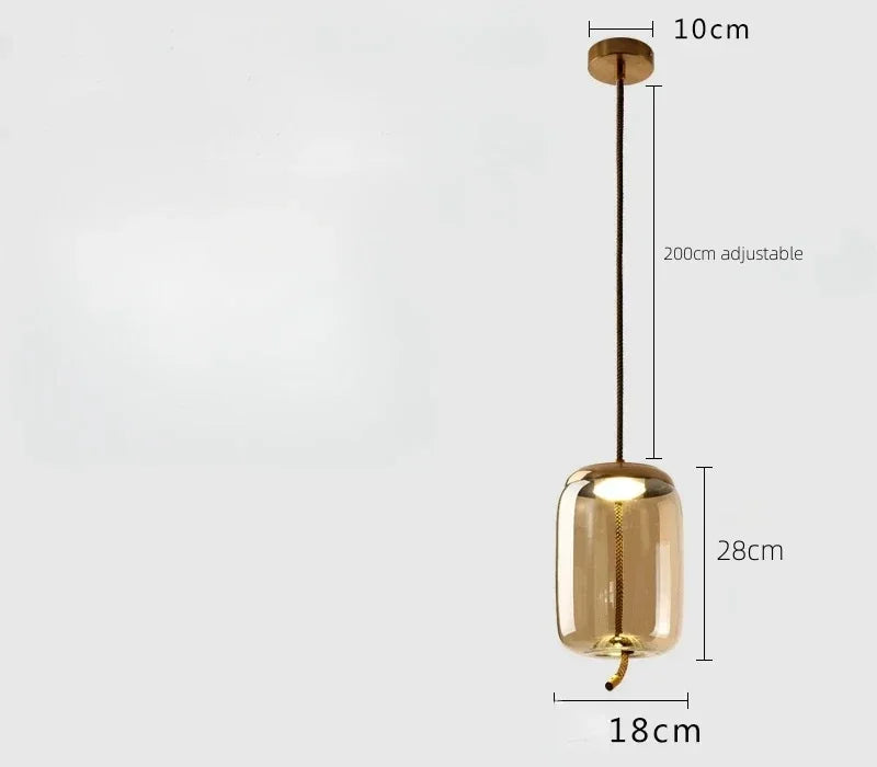 Auraloom Glass Pendant