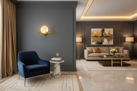 Alba Branch Alabaster Wall Sconce