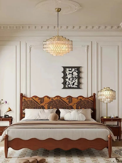 VENERELLA Tiered Shell Chandelier