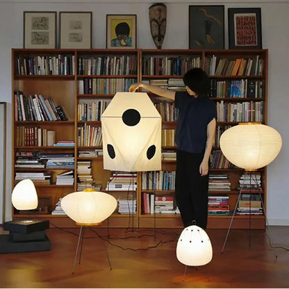 SORA Rice Paper Floor Lamp