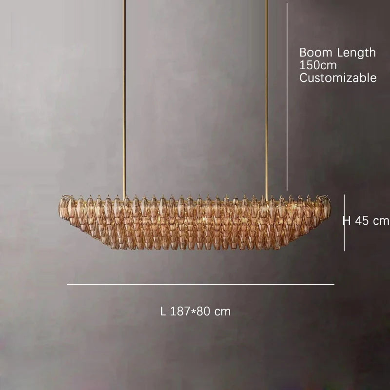 Aurelia Glass Chandelier