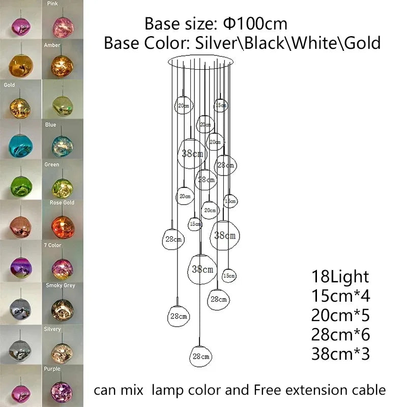 Melt Round Pendant System