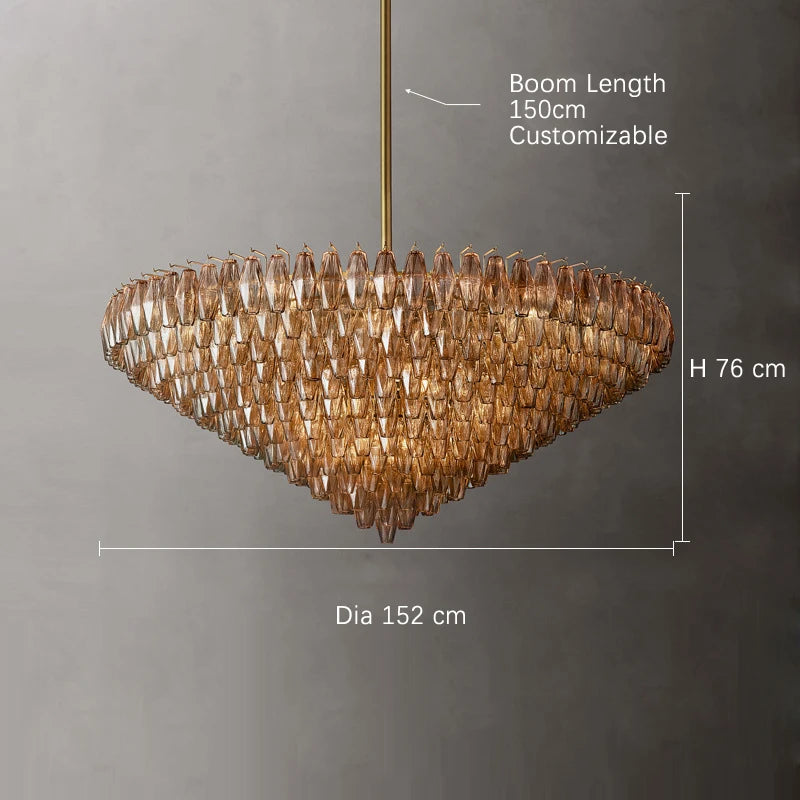 Aurelia Glass Chandelier