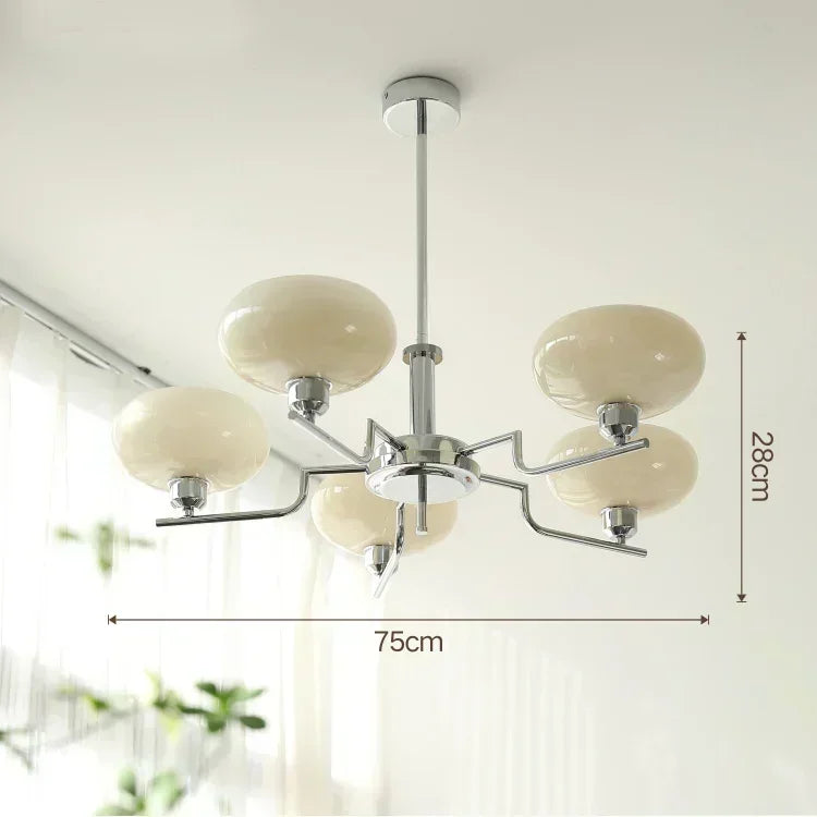 BOLLICINA Glass Globe Cluster Chandelier