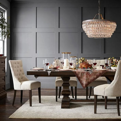 Retro Vintage Crystal Pendant Light.