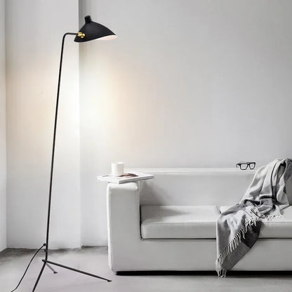 Linea Noir Minimalist Floor Lamp