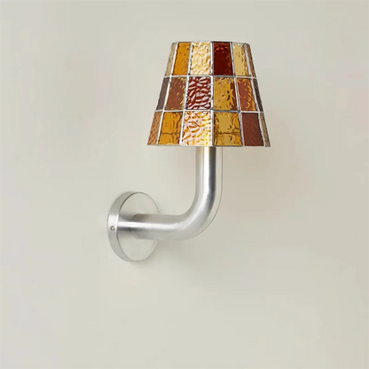 ODETTE Art Deco Stained Glass Wall Sconce