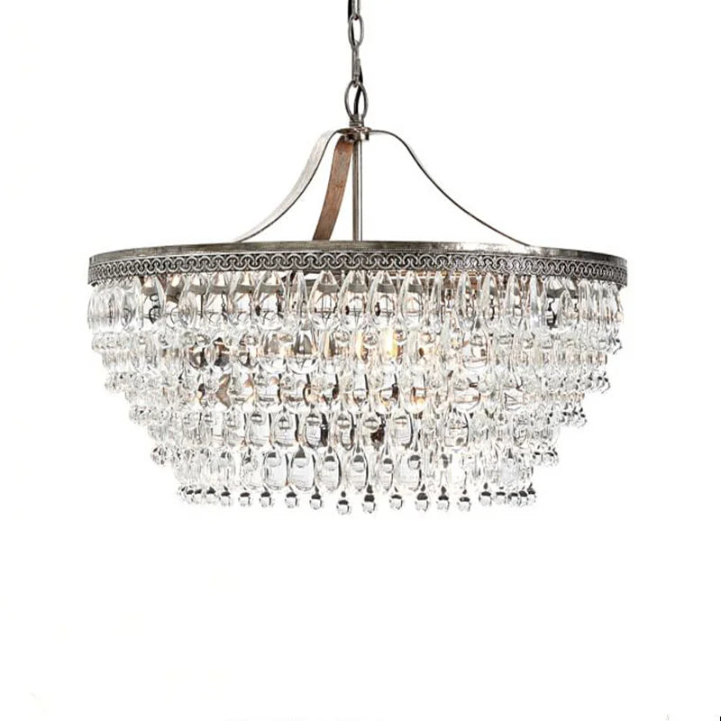 Retro Vintage Crystal Chandelier