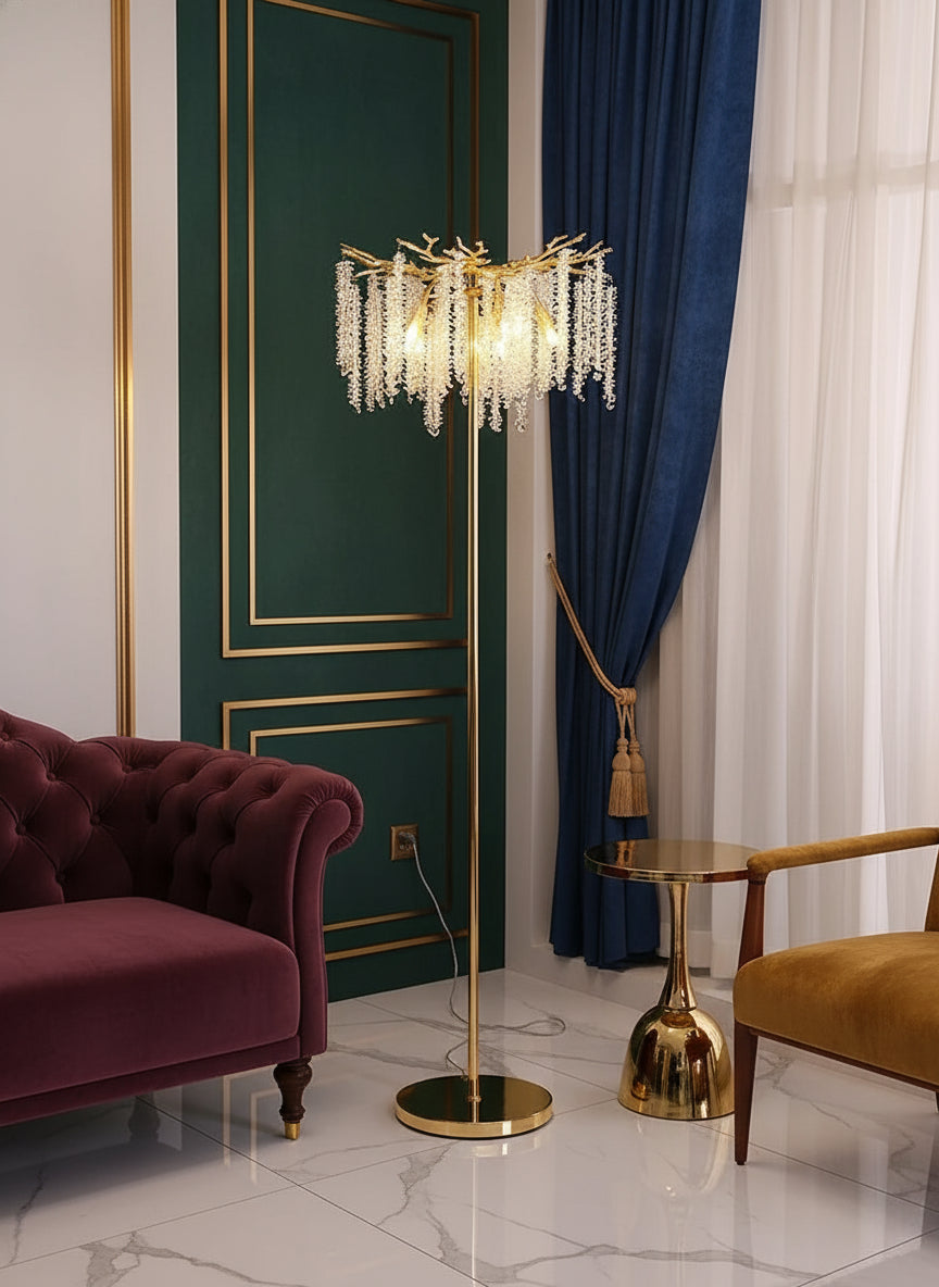 K9 Crystal LED Floor Lamp